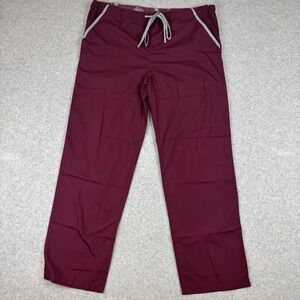 NCAA Texas A&M Aggies Maroon Medical Scrubs Pants Size Medium Scrub Dudz
